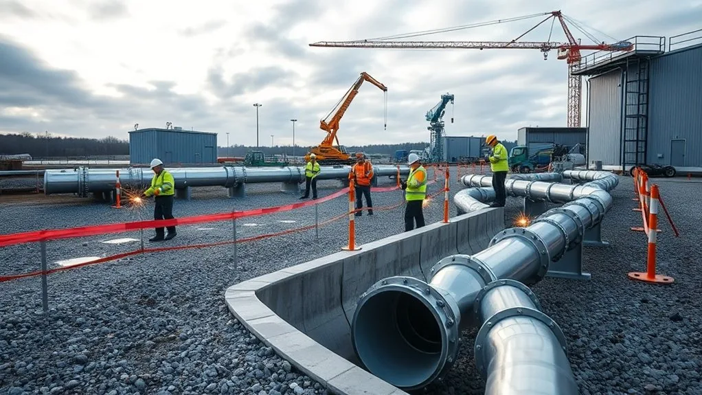 Gas & Oil Pipe Ducting & Installation in Hartley