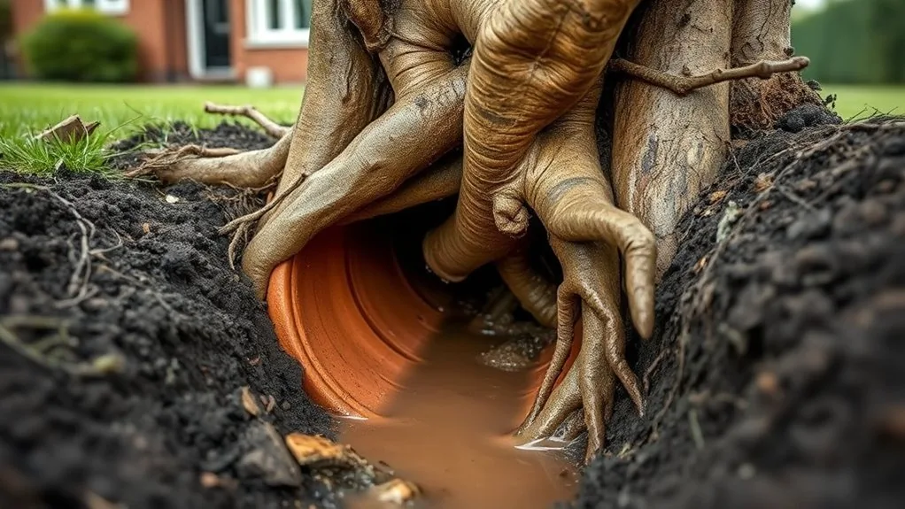 Tree Root Damage in Drains | Detection & Removal in Hartley